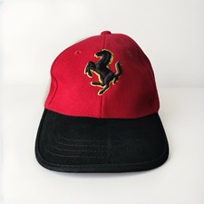 Ferrari Formel 1 Vintage Cap Mütze Rot Kappe Basecap Scuderia F1 Pferd Retro