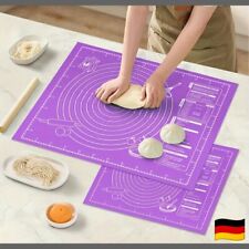 ✅Teigmatte Kochen Backmatte Teigunterlage Ausrollmatte Backen Kochen Pizza?Teig