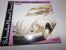 Schrader Motor Chronik Bd.8 VW Käfer Cabrio 1949-80 Karmann Ghia Rometsch Colani