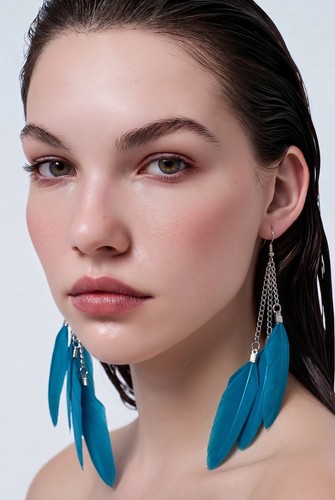 Boho inspirierte blaue