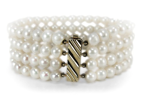 Vierreihiges perlenarmband 120 - vierreihiges,