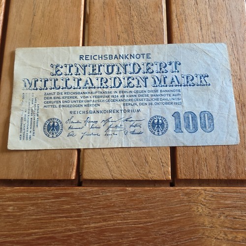 Alter geldschein 1923 - geldschein,