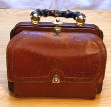 Vintage Damen Handtasche Leder