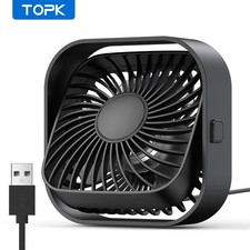 Topk usb tragbarer mini ventilator, tisch persönlicher elektrischer lüfter tisch