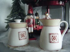 Villeroy & Boch 2 x Winter Enjoyment Bakery 1 x Zuckerdose & 1 x Milchkännchen