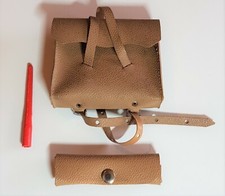 Schulranzen Federmappe Federhalter für die Puppenstube DDR Puppen-Zubehör