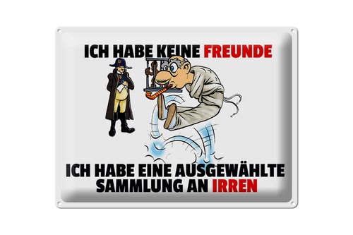 Blechschild spruch 40x30 - 40x30, cm