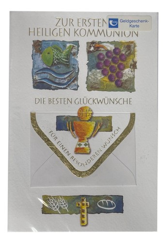 Kommunion geschenkkarte - kommunion,