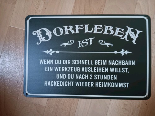 Bier spruch metallschild - bier,