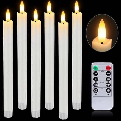 Led stabkerzen flammenlose - 6x,