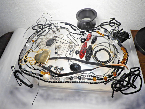 80er konvolut schmuck - j.,