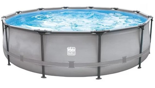 Stahlrahmenpool 366x10cm