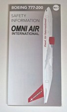 Safety Card OMNI AIR INTERNATIONAL Boeing 777-200 2023 Rev:1