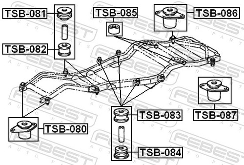 Für febest tsb - für, tsb-080