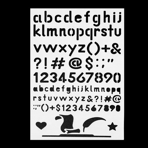 Schablone buchstaben - schablone,