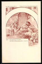 Karl May Postkarte No. 2, Reiseerzählungen Bd. I. Seite 525, Ansichtskarte 