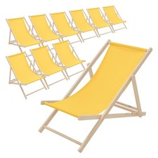 10er Set Liegestuhl