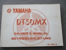 Bordbuch Fahrer-Handbuch Yamaha DT 50 MX ET 54Y-F8199-21 Bedienungsanleitung