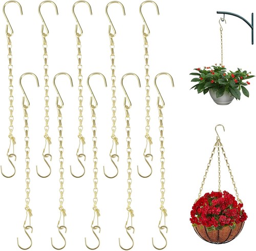 Stück metall blumenampel - 10,