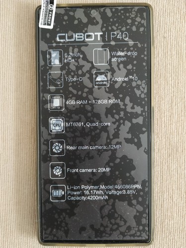 Cubot p40 smartphone handy - cubot,
