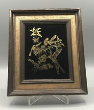 Hinterglas Radierung Blattgold