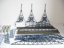 ET507* FALLER H0 120482 Konvolut Bogenbrücke gebaut Basteln!