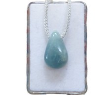 Aquamarin Cabochon Anhänger