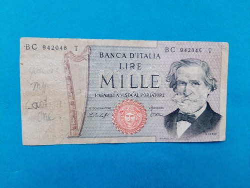 1000 lire italien - 1,