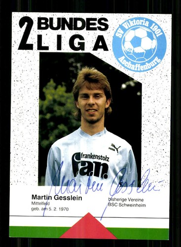Martin gesslein autogrammkarte - martin,