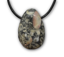 Fossil-Koralle Trommelstein