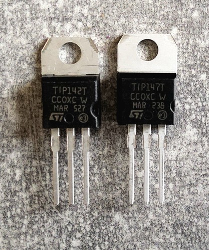 Tip142t npn tip147t pnp - npn,
