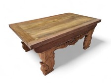 Teak Massiv Holz Couchtisch