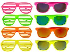 80er Jahre Neon Brillen Jalousienbrille Mottoparty Karneval