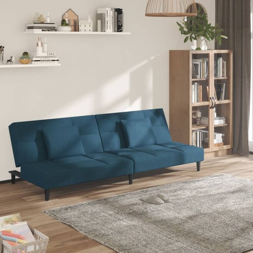 Samt schlafsofa sitzer mit 2 - schlafsofa, 2-sitzer