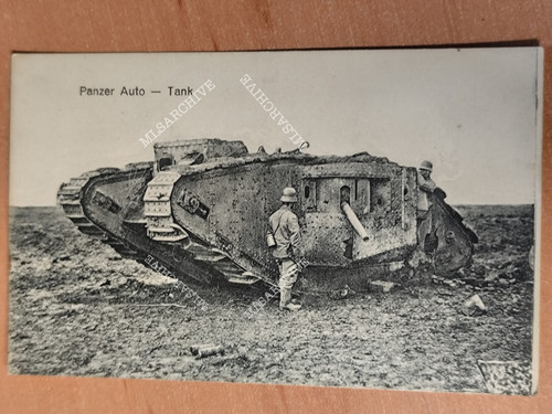 Postkarte foto panzer mark - panzer,