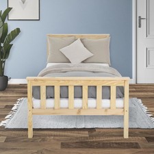 Einzelbett 90x200 natur - einzelbett,