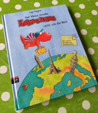 Der kleine Drache Kokosnuss reist um die Welt Bilderbuch Briefe Weltreise 2007