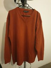 Herren Pullover BARISAL XXL warm Rost Orange