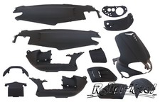 Verkleidungsset schwarz matt