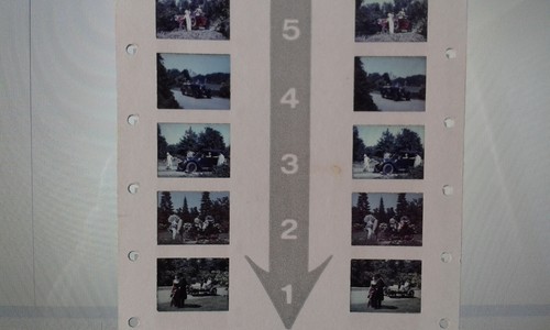 Bilderkarte alte autos - 3d,