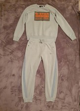 Original G-Star premium Jogginganzug M pullover + Hose helltürkis