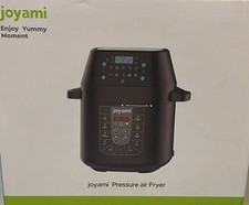 joyami Multikocher Schnellkochtopf 9 in 1 Heißluftfritteuse 1530W , 6L