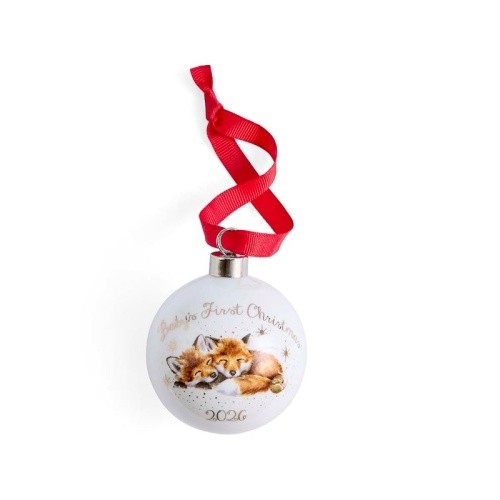 Wrendale xmas bauble - xmas,
