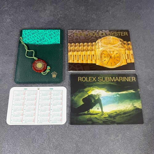 Rolex submariner booklet - rolex,