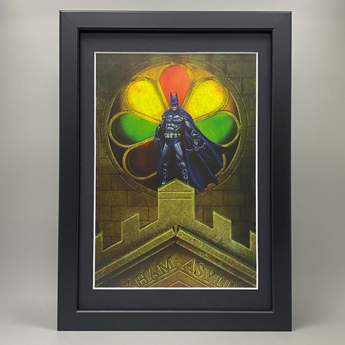 Batman gerahmt film plakat - batman, art