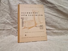 Buch Fachkunde für Tischler