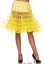 SEXY Petticoat Unterrock GELB