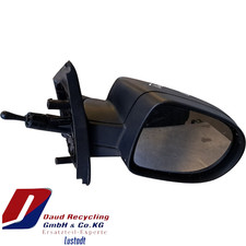 Renault Twingo 2 Außenspiegel Rechts mechanisch Kunststoff Schwarz