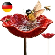 Vogeltränke Blume aus Metall