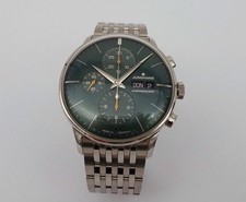 Junghans Chronoscope grünes Zifferblatt, Ref. 27/4222.02 Automatik, Full Set